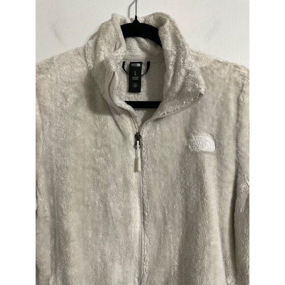 THE NORTH FACE Women Fleece Osito Jacket Off White Cream size Large - Picture 3 of 16